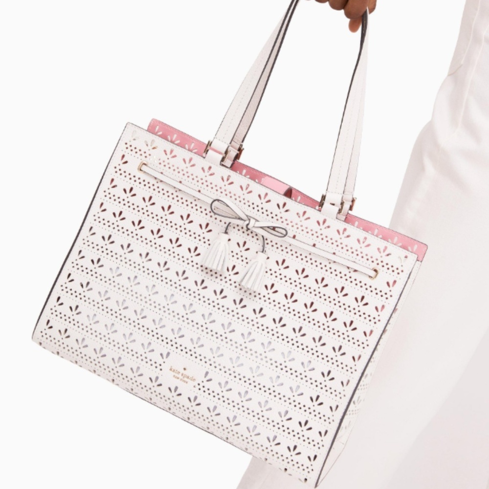 Kate Spade Hayes Perforated Tote